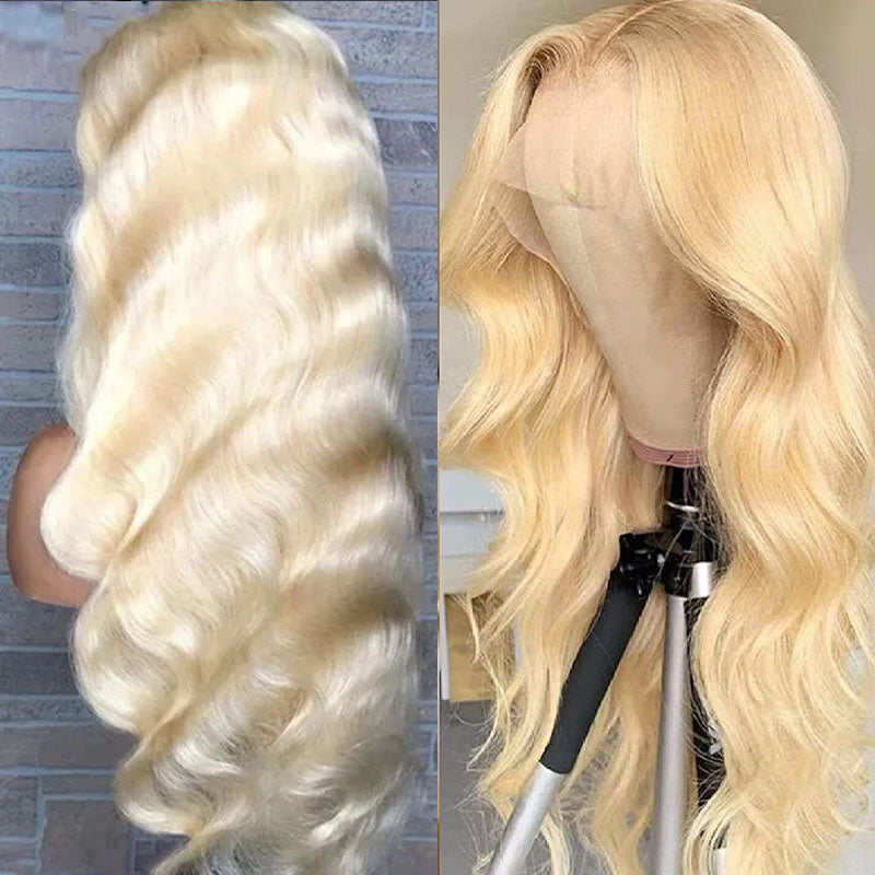 Wesface Body Wave 613 Blonde Color 13x6 Lace Front Wig Human Hair Wig