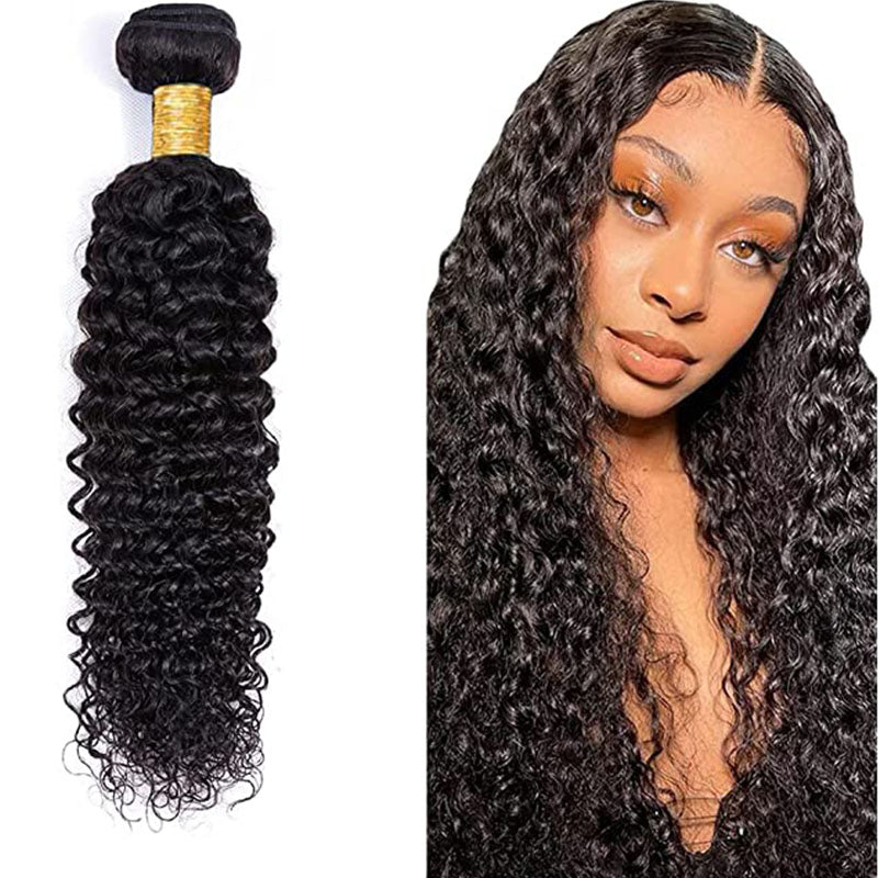 Wesface Curly 1 Bundle Human Virgin Hair Natural Color