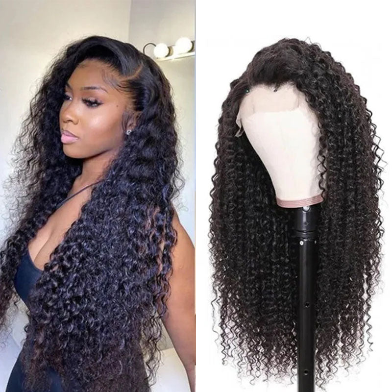 Real Swiss 13x4 HD Lace Front Curly Wig - Wesface Wigs