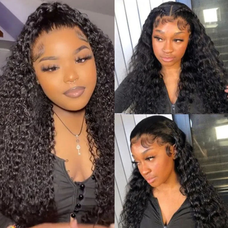 Real Swiss 13x4 HD Lace Front Curly Wig - Wesface Wigs