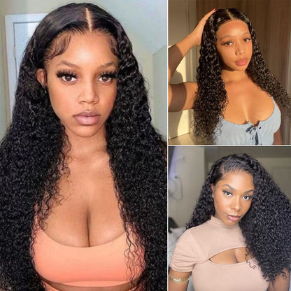 Real Swiss 13x6 HD Lace Front Curly Wig - Wesface Wigs