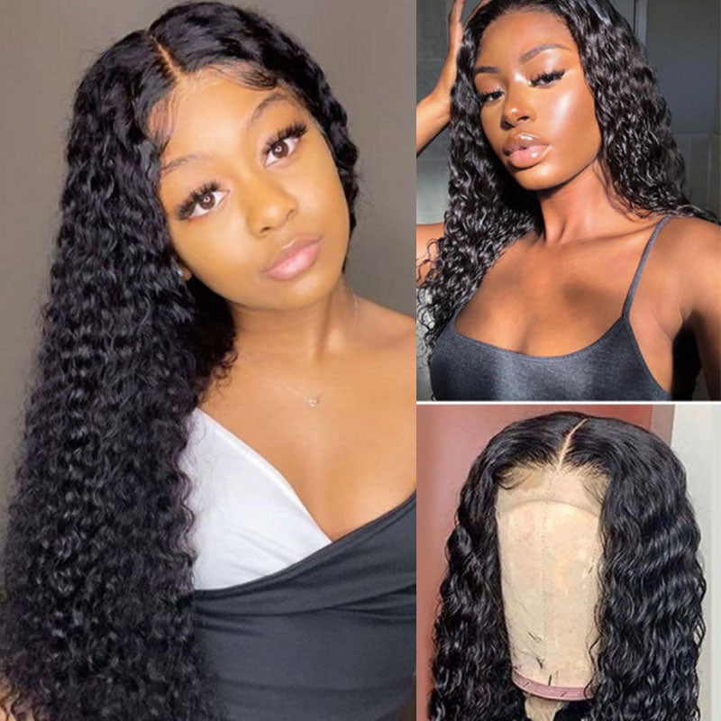 Real Swiss 5x5 HD Lace Closure Deep Wave Wig - Wesface Wigs