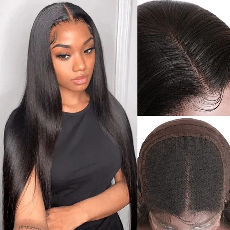 Real Swiss 5x5 HD Lace Closure Straight Wig - Wesface Wigs