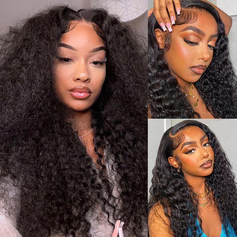 Real Swiss 13x4 HD Lace Front Water Wave Wig - Wesface Wigs