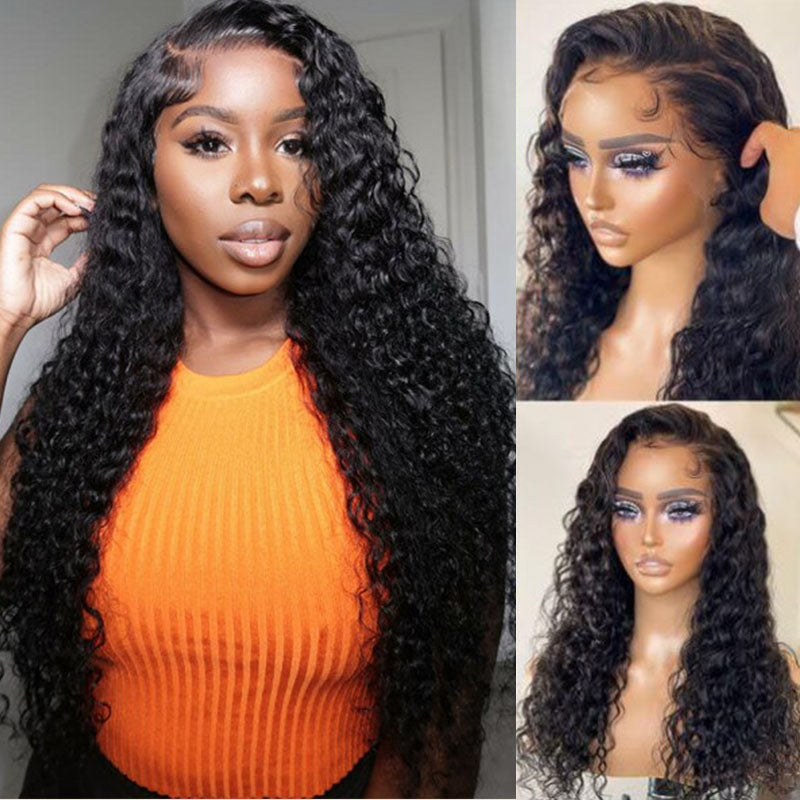 Real Swiss 13x6 HD Lace Front Water Wave Wig - Wesface Wigs