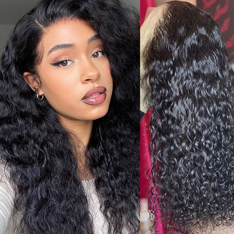 Real Swiss 5x5 HD Lace Closure Water Wave Wig - Wesface Wigs